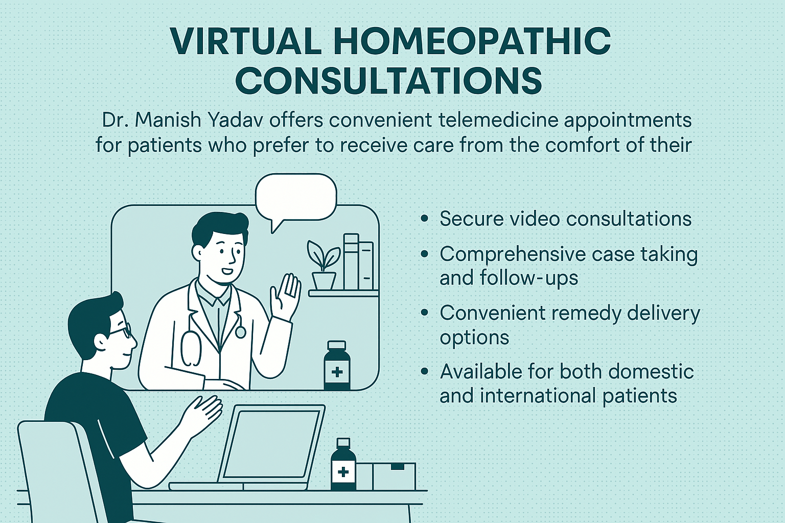 Online Homeopathy Consultation with Dr. Manish Yadav